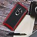 TORRAS Galaxy S9+ Plus Case, 2 in 1 Hybrid Fit Soft TPU Rubber Cover with Reinforced Hard Bumper Frame Slim Anti-Scratch Phone Case for Samsung Galaxy S9+Plus, Black/Red Edge