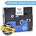 Unismar Compatible Label Tape Replacement for Brother TZe-345 TZe345 TZ345 for PT-D400AD PT-P700 PTD600 PT-D600VP PT-P750W PT2730VP PT-D450 Label Maker, 3/4