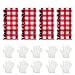 DFGWENDF Pack of 4, Picnic Table Covers, 54