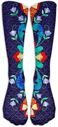 NEW Norwegian Traditional Pattern Athletic Tube Stockings Women's Men's Classics Knee High Socks Sport Long Sock One Size