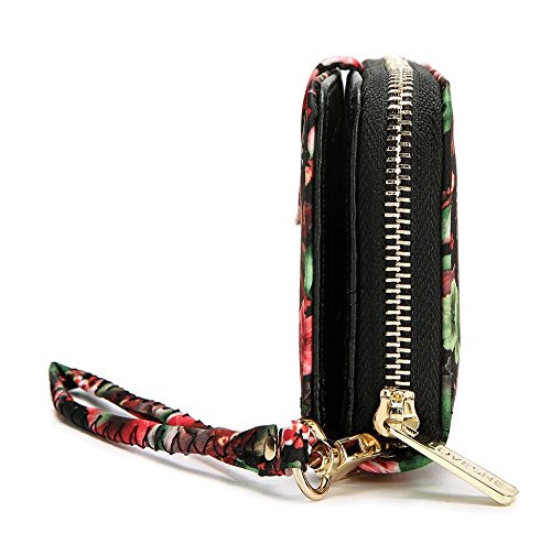 LOVESHE Women's Bueaty Flower Polyester Bifold Purse Clutch Wallet Card Holder New Fashion(17DHH28) - Thumbnail 7
