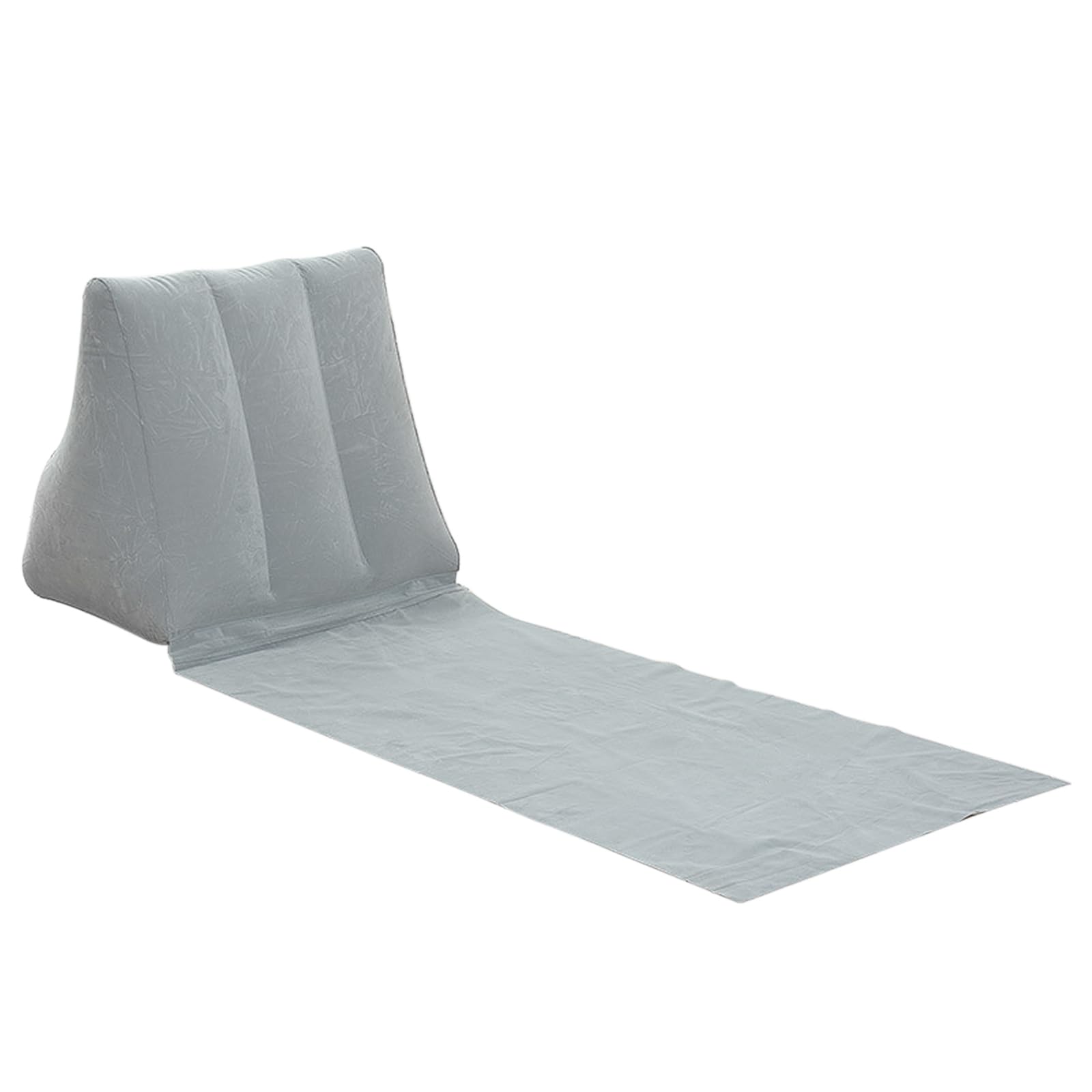 NCONCO Portable Beach Mat Lounge Chair Outdoor Portable Beach Reclining Lounger Leisure Inflatable Beach Mat Foldable Waterproof Flocking Back-Rest for Portable Travel Camping Outdoors, Beach, Camping