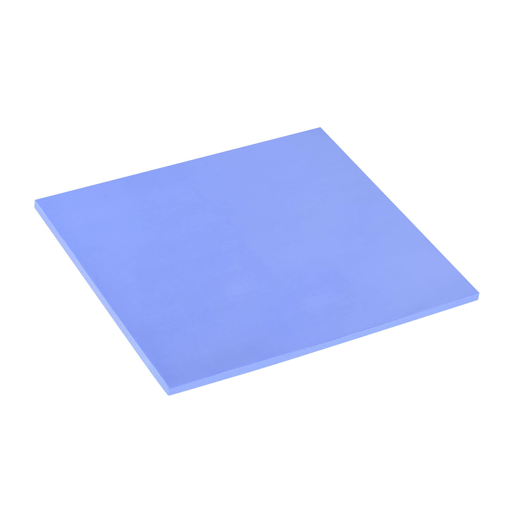 sourcing map Soft Silicone Thermal Conductive Pads w Sticker100mmx100mmx1.5mm Heatsink for CPU Cool Blue