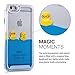 kwmobile Hardcase Compatible with Apple iPhone 6 / 6S - Phone Case with Liquid - Rubber Ducks, Yellow/Blue/Transparent