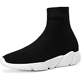SUNROLAN Fashion Lightweight Sock Sneakers for Women Athletic Running Shoes Breathable Walking Shoes