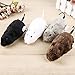 WinnerEco 4pcs Clockwork Mouse Toy,Wind Up Clockwork Racing Cute Plush Rat Mechanical Moving Funny Toy Play for Cat Dog Pet