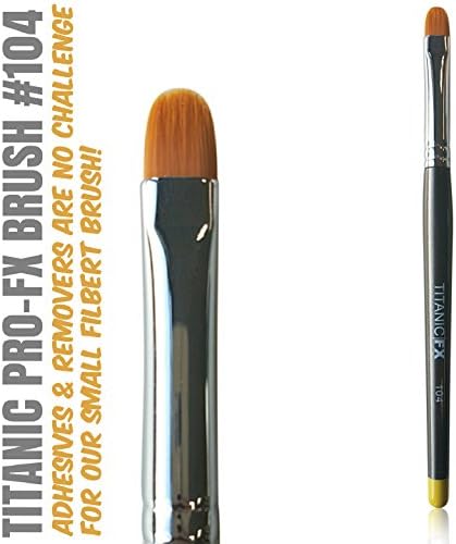 Titanic Pro-FX Brush 104 – Small Filbert Brush – Prosthetic Makeup