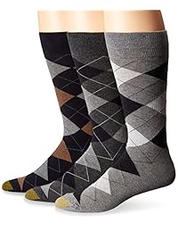 Golden Toe - Calcetines para hombre (3 unidades)