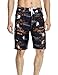 APTRO Men's Swim Trunks Palm Beach Board Shorts Swimwear 1526 Orange M