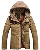 J-SUN-7 Mens Winter Thicken Warm Smalltand Collar Down Jacket Coat