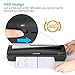 JZBRAIN Laminating Machine, Laminator Machine A4 Maxinmum, Quick Warm-up, Hot & Cold Fast Lamination (Black)