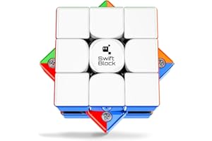 Swift 3x3 Super Maglev Speed Cube, Super Magnetic Levitation & Superior Handfeel, Puzzle Game Brain Teasers Toy for Kids Begi