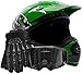 Typhoon Youth Kids Offroad Gear Combo Helmet Gloves Goggles DOT Motocross ATV Dirt Bike Motorcycle Green Black, Medium