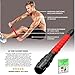 Physix Gear Muscle Roller Stick - Deep Tissue Massage for Legs, Athletes, Physical Therapy, and Recovery - Red