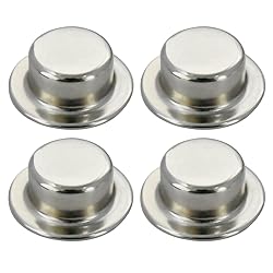 MARRTEUM 4 Piece Spring Steel Push on Pushnut Cap