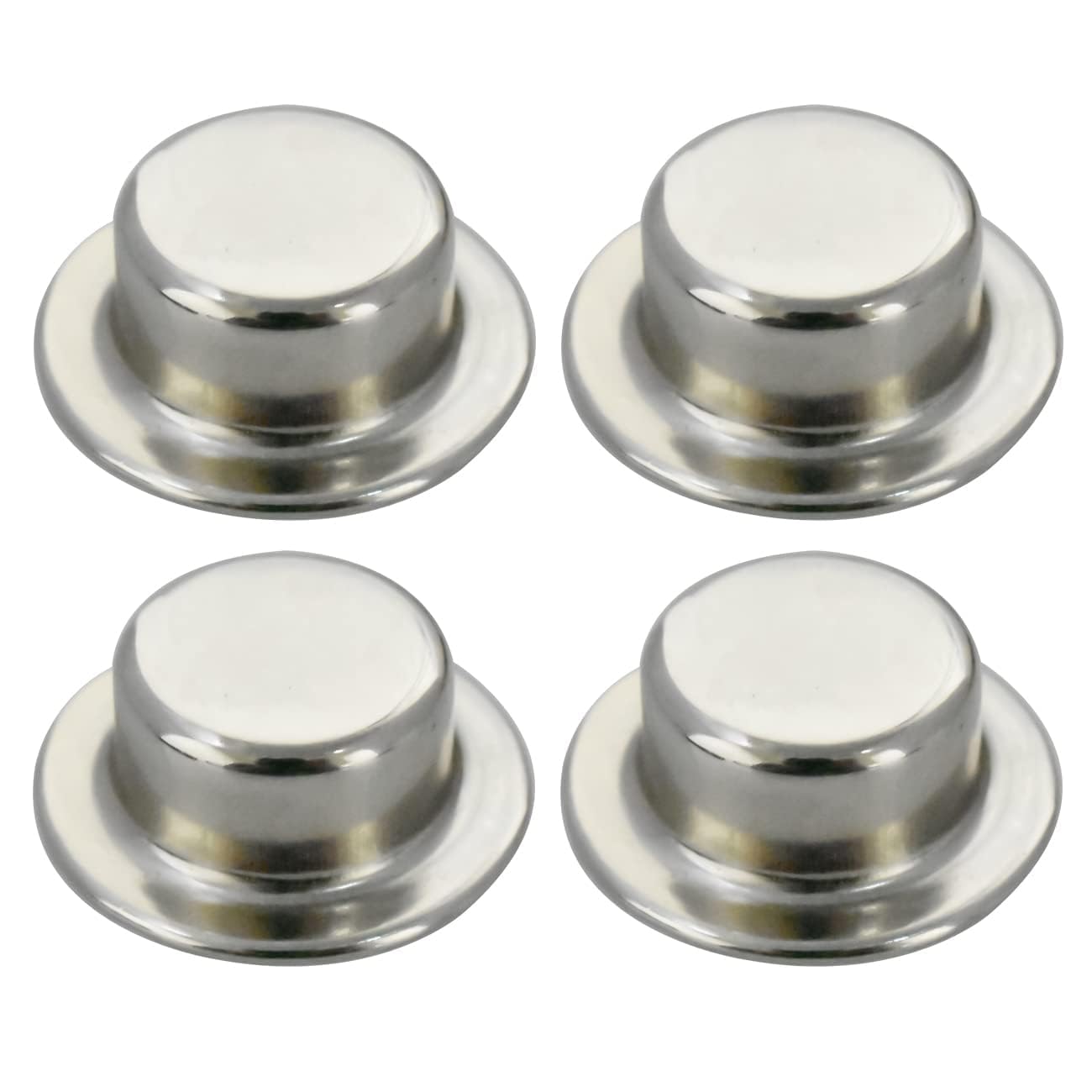 MARRTEUM 4 Piece Spring Steel Push on Pushnut Cap