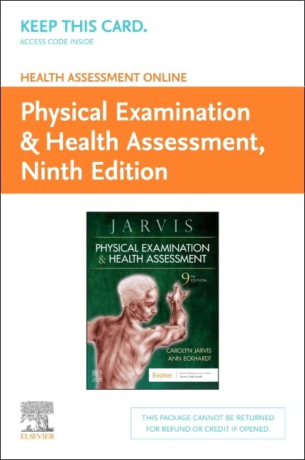 Health Assessment Online For Physical Examination And Health Assessment (Access Code)