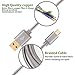 Galaxy S6/S7 Charger, HI-CABLE, Micro USB Cable (3ft+6ft+10ft) High Speed Braided Charging Cord for Samsung S6/S7/Edge, Note 4/5, Tab A E S2,Moto G4/G5 Plus, HTC, Android More (Mix Color) Pack-3