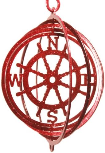 SHIP WHEEL Tini Swirly Metal Wind Spinner