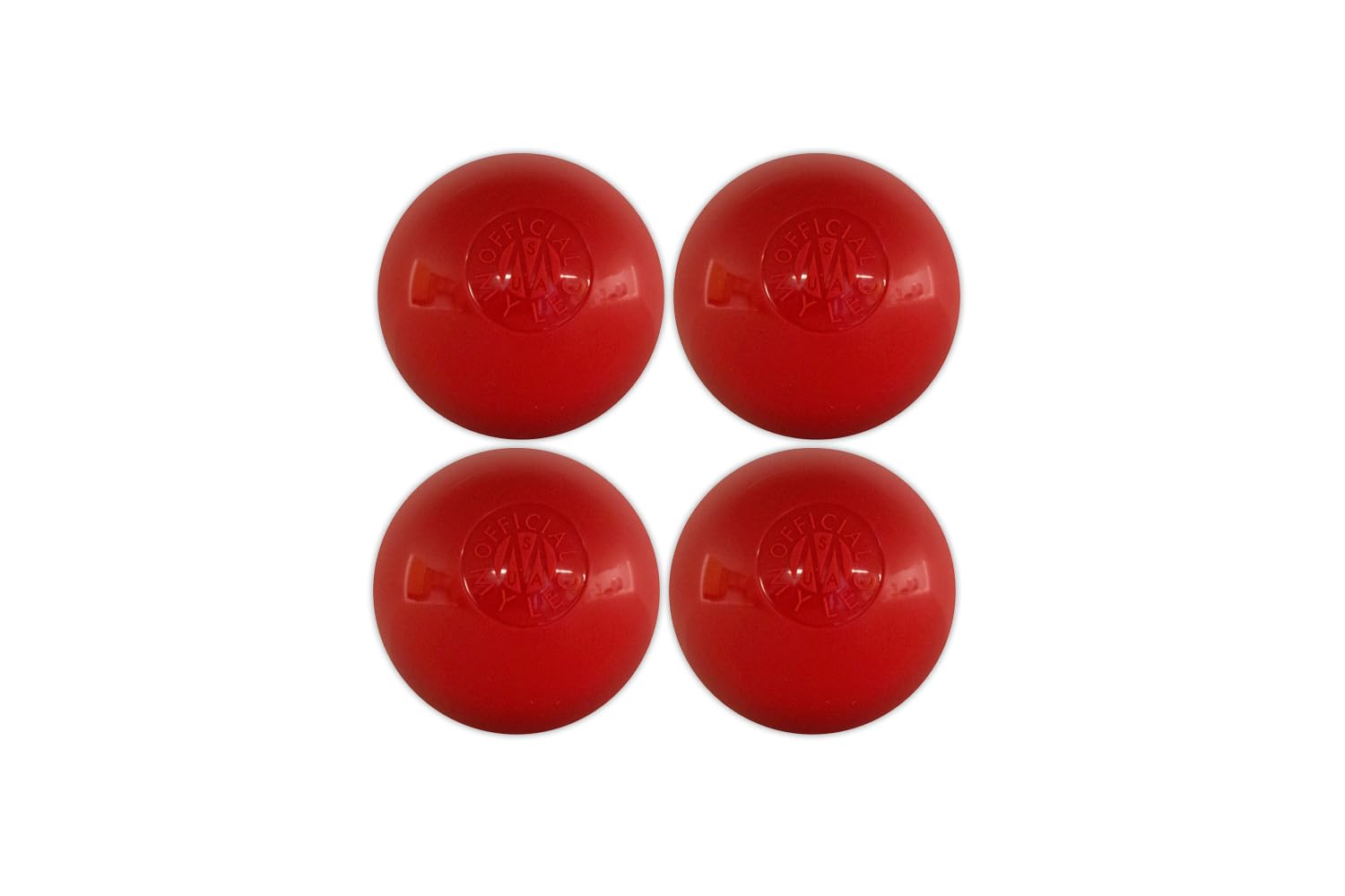 Photo 1 of Mylec Red Hot Roller Hockey Balls- 4 Pack…