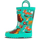 LONECONE Rain Boots with Easy-On Handles in Fun