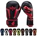 2022 Elite Sports Best Kids Boxing & Kickboxing Gloves for Boys and Girls, Training & Sparring Gloves for Kids. Youth Punching Gloves for Punching Bag, Kickboxing, Muay Thai, MMA (Red, 4 OZ)