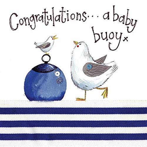 ALEX CLARK Congratulations A Baby Buoy Card