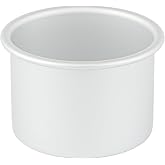 Restaurantware-Met Lux 4 x 3 Inch Straight-Sided Baking Tin, 1 Round Cake Pan - Oven-Ready, Freezable, Anodized Aluminum Round Baking Pan, Greaseproof, For Layer Birthday Cake