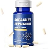 Dopamine Brain Supplement with L-Tyrosine 650mg | Cognitive Function, Focus & Mood Support | Neurotransmitter & Mental Energy Booster | 60 Capsules