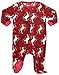 Leveret Little Baby Girls Fleece Footed Sleeper Pajama Onsie (Size 6 Months-5 Toddler)