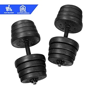 BESPORTBLE Dumbell Set 66LB, Bicep Weight Training Dumbbells Set with Non-slip Weights Easy Adjustable Dumbbells Set for Women and Men