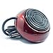 jellyfishpro Tattoo Foot Pedal Switch Round Colorful Stainless Steel Switch Microswitch Inside for Tattoo Power Supply (Red)