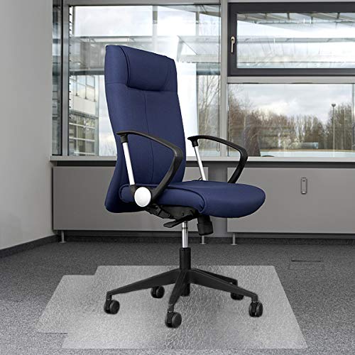 YOUKADA Office Desk Chair Mat for Hard Wood Floor Chair Mat Floor PVC Clear Protection Floor Mat,Chair PVC Plastic Mat, 48" x 36",Premium Quality Chair Mat Thick and Sturdy