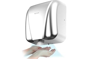 BEZADI High-Speed Hand Dryer Automatic Hot & Cold Airflow,1800W 220V Wall Mounted Hand Dryer for Home Bathroom, Compact Comme