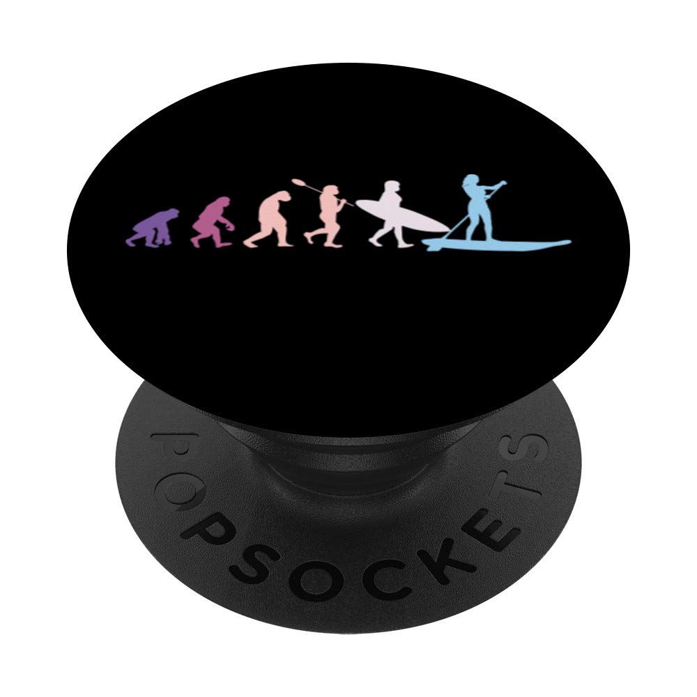 Evolution SUP Cool Stand Up Paddling Lover woman girl gift PopSockets Grip and Stand for Phones and Tablets