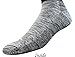 Yomandamor Men's 4 Pairs Diabetic Ankle Socks with Seamless Toe And Cushion Sole,L Size(Socks Size:10-13)