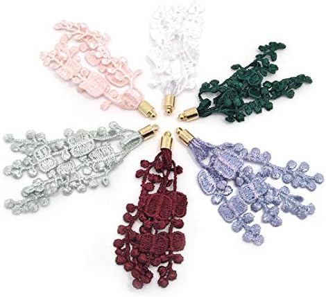 100Pcs Polyster Handmade Tiny Soft Tassels Mini Tassels,Colorful Tassels, Earring Tassels Assorted Colors Randomly (40)