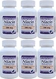 Time Cap Labs Extended Release Niacin 500 mg Capsules 100 Capsules Per Bottle PACK of 3