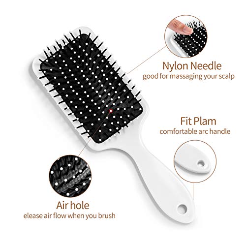 Jack and Sally Nightmare Before Christmas (80) Hair Brush Scalp Anti