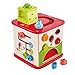 Hape Friendship Wooden Activity Center Play Cube | 5-1 Learning Puzzle Toy for Toddlers | Five Sided Educational Maze Pepe & Friends