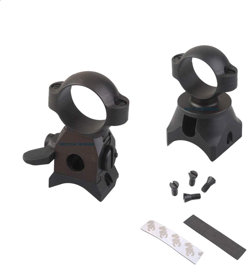 ARWIN Pack of 2 Reproduction of Mauser High Turret Sniper Scope Mount German K98 K98k 98k Turret Sniper Scope Steel Mount