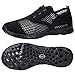 ALEADER Men's Quick Drying Aqua Water Shoes Carbonblack 10 D(M) US