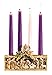 Creative Brands Avalon Gallery Advent Candleholder, 5-Inch, Nativity