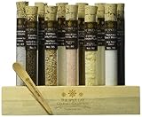 The Spice Lab Sea Salt Premium Gourmet Sampler Collection 2-11 Pyrex Tubes - Taste the world of salts