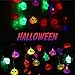 Halloween Pumpkin Lantern Set (2 Packs) 10 Foot Pumpkin Light Skull Light 32 LED String Lights Jack o Lantern Lndoor Outdoor Halloween Parties Decorations Series