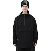 HIGH EXPERIENCE Ski Hoodie Snowboard Pullover Jacket Snow Anarok Baggy Waterproof Windproof Insulated for Women Men