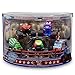 Disney / Pixar Cars Exclusive Monster Truck Mater Plastic Figurine Set Tormentor, Frightening McMean, IScreamer, Paddy O Concrete Rastacarian