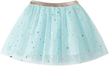 girls blue tulle skirt