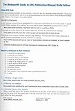 The Wadsworth Essential Reference Card to the Publication Manual of the American Psychological Association, Perrin, Robert, 0495911410
