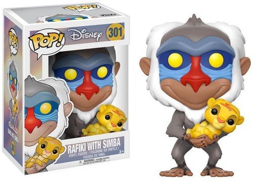 Funko Pop Disney Lion King-Rafiki with Simba Toy
